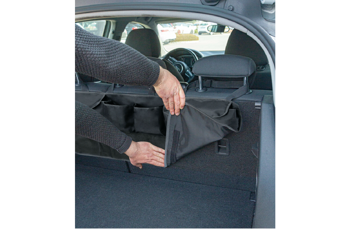 Organizer per auto LAMP Multi-Pocket DeLuxe per bagagliaio, schienale sedile 88x46cm