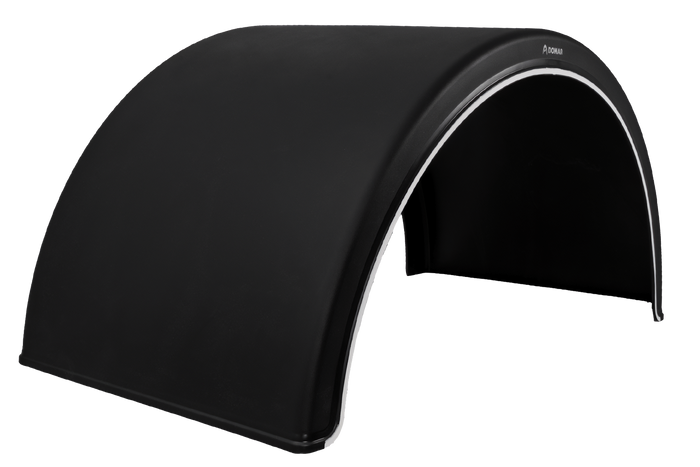 Parafango doppio per rimorchio 19,5-22,5" DOMAR DK1670 passaruota 1280/650mm