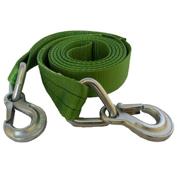 Fune di traino con ganci HILLS cinghia di traino 5m/60mm/6t verde