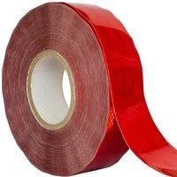 NASTRO CATARIFRANGENTE 1m x 5cm NASTRO RIFLETTENTE ROSSO DI SEGNALAZIONE