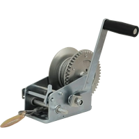 Argano manuale KNOTT 6X0017.008 per rimorchio da 900 kg con fune d'acciaio