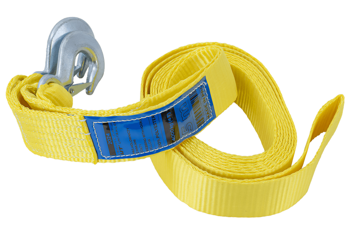 Cavo di traino con ganci UNITRAILER cinghia di traino 5m/50mm/4t giallo