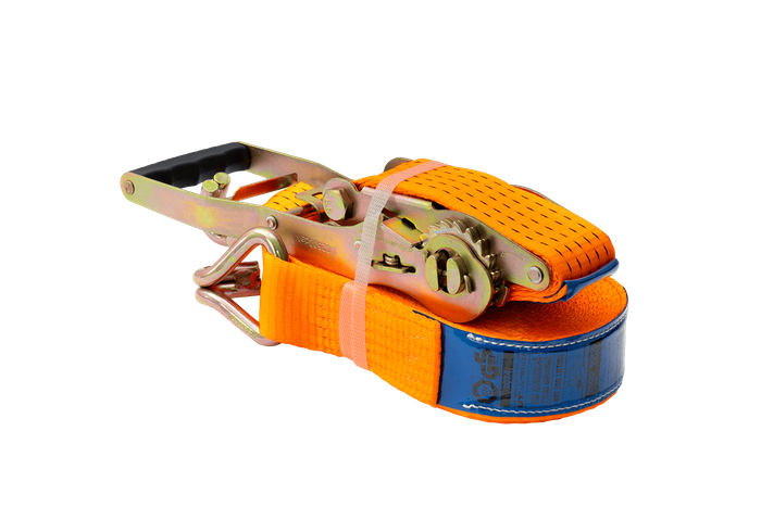 Cinghia di trasporto UNITRAILER ERGO 12m/50mm/5t arancione con tenditore