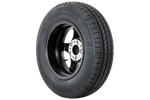Ruota per rimorchio rinforzata KENDA PNEUMATICI 185/80 R14C 104/102N CERCHIO IN ALLUMINIO STARCO nero 5,5Jx14"H2 5x112 ET:30