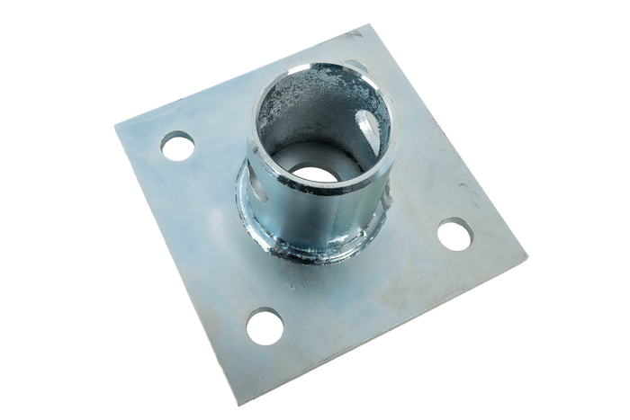 Supporto estendibile con adattatore UNITRAILER TJ5002+TJ5002A per rimorchio pianale da 1300 kg 560-940 mm