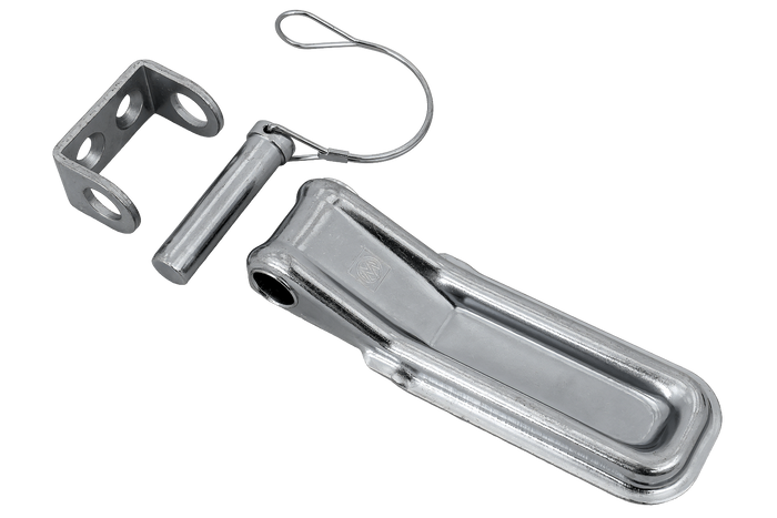 Cerniera laterale con maniglia e bullone WINTERHOFF BSCH 10-17-170+BSCHG 10-17-B+BSCHG 10-17-B montaggio laterale rimorchio completo