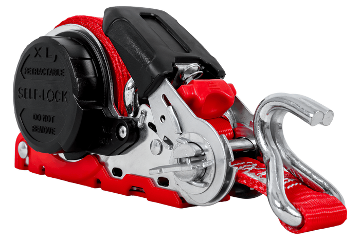 Nastro trasportatore automatico retrattile FACTY 5 m/25 mm/0,35 t rosso