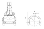 Zaczep kulowy Winterhoff 1861936 3500 kg fi 60mm na dyszel okrągły