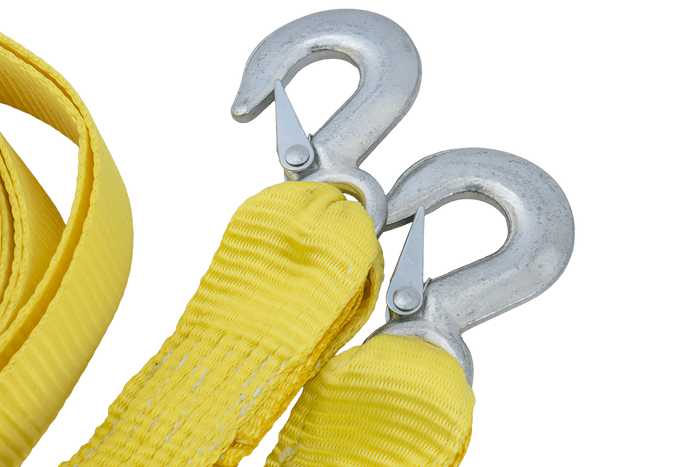 Cavo di traino con ganci UNITRAILER cinghia di traino 3m/50mm/3t giallo