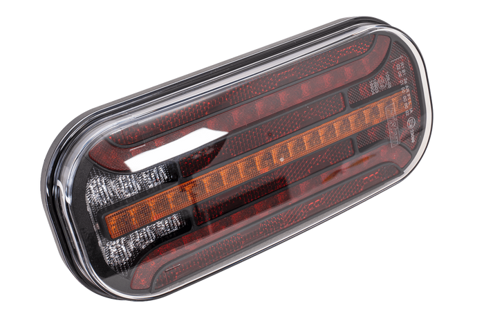 Fanale posteriore a baionetta LED FRISTOM FT-230, 6 funzioni, universale