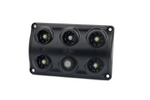 Lampada interna per auto a LED HORPOL LWD2157/CZ da 900 lm, nera, con interruttore e diodo rosso.