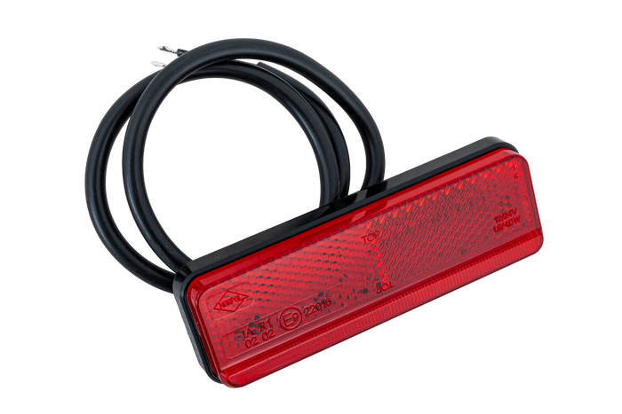 HORPOL LD 2437 Lampada di segnalazione a LED rossa universale SLIM