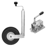 Ruota di spinta con morsetto in ghisa WINTERHOFF ST48-260LB+KLE48-G 150kg 48mm 500-710mm