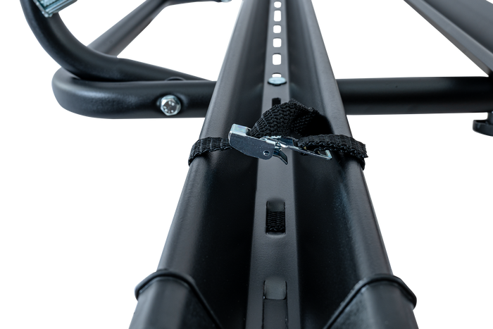 Portabici per ruota di scorta Peruzzo Brennero 4x4 - Portabici per 2 bici con binari (nero)