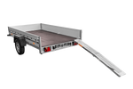 UNITRAILER ALR004B rampa pieghevole in acciaio per rimorchio, 190 cm, 200 kg