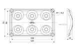 Lampada interna per auto a LED HORPOL LWD2154/CZ da 990 lm, colore nero.