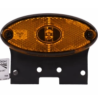 Luce di posizione a LED ASPÖCK FLATPOINT II, ​​arancione, universale, con staffa