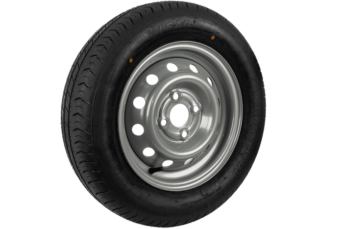 Ruota per rimorchio PNEUMATICO LEAO 165/70 R13 79N UNITRAILER RIM 4Jx13" 4x100 ET:30