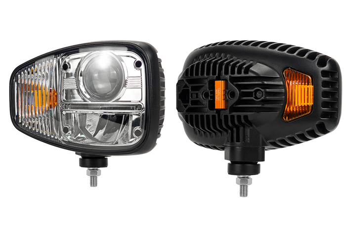 TT Technology TT.16611-P Fanale anteriore a LED 3 funzioni 23xLED 2350lm destro per JCB/Cat/Manitou/Volvo/Terex