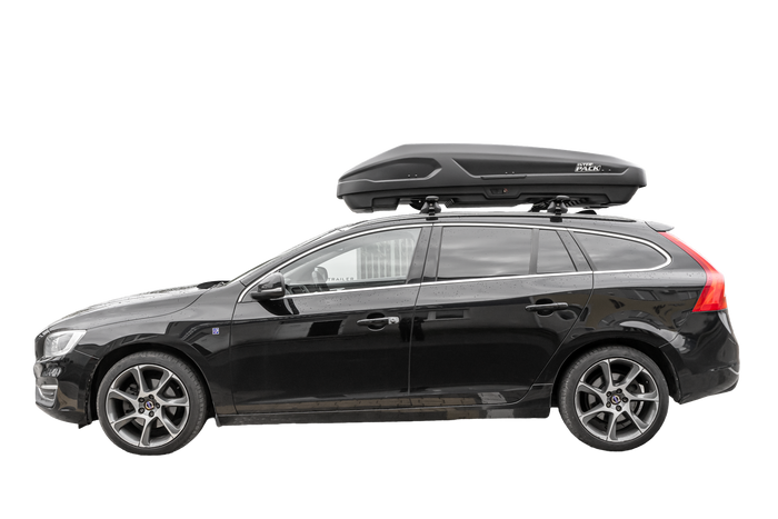 Box da tetto Inter Pack Monsun M, nero opaco