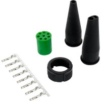 Connettore ASPÖCK 8-PIN baionetta per i fanali posteriori 12V verde