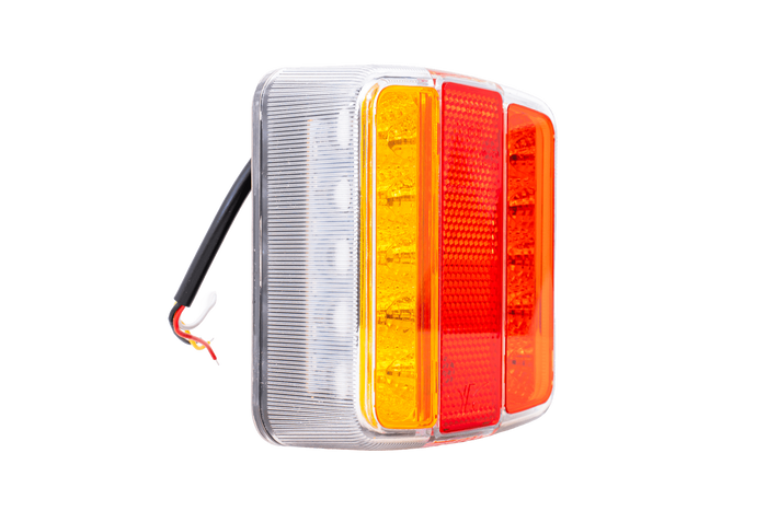 TT TECHNOLOGY TT.12006 Fanale posteriore a LED 4 funzioni universale