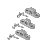 Set di tre occhielli orizzontali in metallo per la tenda da sole ProPlus, staffe di montaggio del telaio della tenda da sole