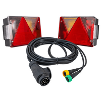 Luci posteriori ASPÖCK MULTIPOINT IV + cablaggio MANTES 4,1m 13 PIN