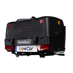 Towbox V1 Black Edition - box portabagagli da montare sul gancio di traino