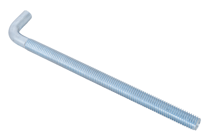 Gancio da cantiere DROMET HP M10x170 con estremità angolata (dritto)