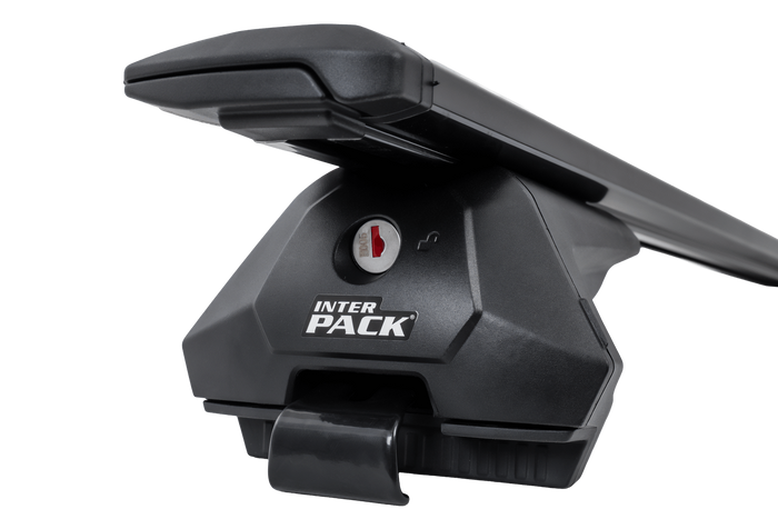 Barre portatutto Inter Pack Virgo IR 120 (G2) con binari integrati (nero)