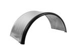 Parafango doppio per rimorchio 15-16" DOMAR DK7115 passaruota 880/400mm in metallo con bordo in gomma