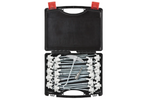 Set di picchetti a vite per tenda ProPlus 365014, picchetti in metallo con gancio 20x20 cm