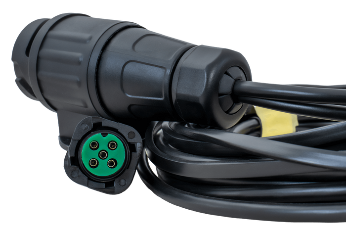 Impianto elettrico MANTES, cablaggio rimorchio, 4,5 m, spina 13 PIN, 2 baionette 5 PIN