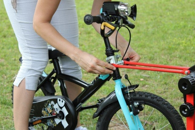 Barra di traino per bicicletta Trail Angel - Rossa