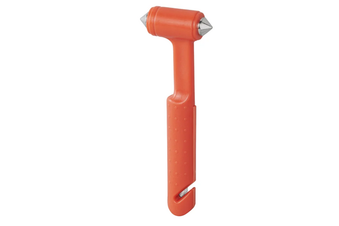Martello di sicurezza per vetro ProPlus 540050, coltello per cintura di sicurezza