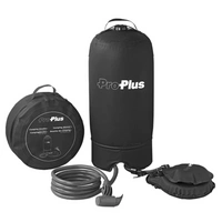 Doccia portatile da viaggio ProPlus 770407, doccia mobile con pompa a pedale, 11 l