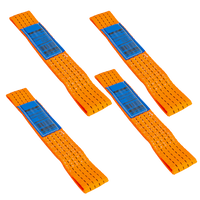 Set di quattro cinghie di trasporto per rimorchio UNITRAILER 0,3 m/50 mm/4 t arancione