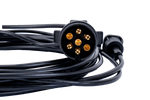 Impianto elettrico MANTES, cablaggio rimorchio 4m, spina 7PIN, baionette 2x5PIN