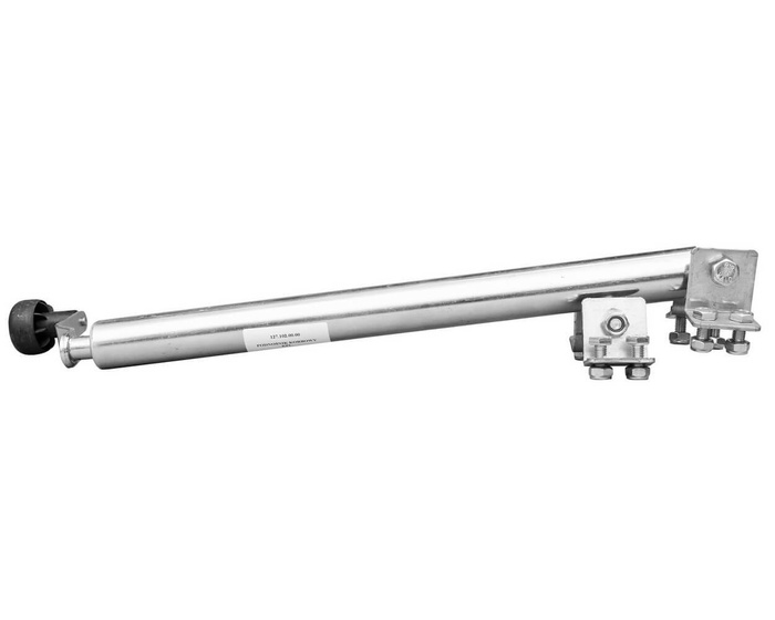 Sollevatore a manovella UNITRAILER con maniglie per ribaltare e scaricare un rimorchio per auto da 1000 kg 500-865 mm