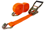 Cinghia di trasporto arancione UNITRAILER da 12 m/50 mm/5 t con tenditore