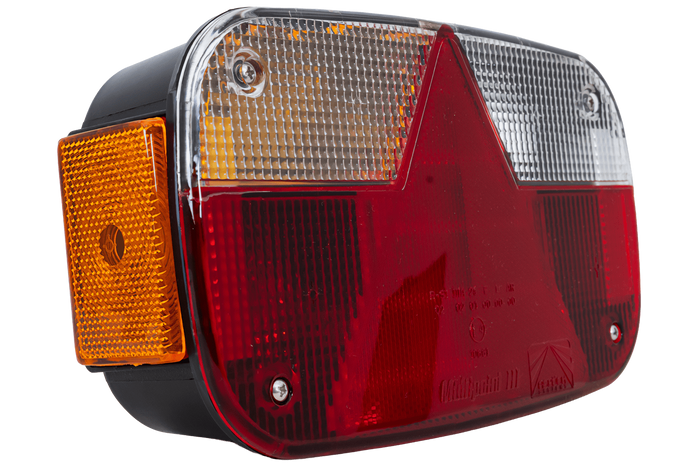 ASPÖCK Fanale posteriore Multipoint III, 8 funzioni, sinistro