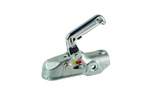 Gancio di traino WINTERHOFF WW 350 RC-K1414 per rimorchio da 3500 kg con timone in tubo da 60 mm, in ghisa.