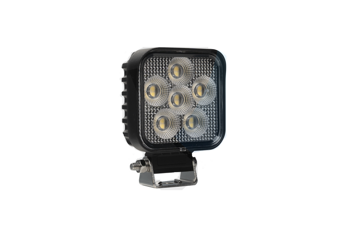 Faro da lavoro a LED con riflettore TT TECHNOLOGY NERO TT.13324 24xLED 1920lm quadrato