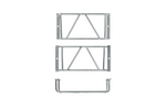 Griglia protettiva per fanale posteriore del rimorchio ProPlus, copertura per fanale posteriore 270x132x68mm
