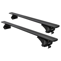 Barre portatutto Inter Pack Virgo IR 120 (G2) con binari integrati (nero)