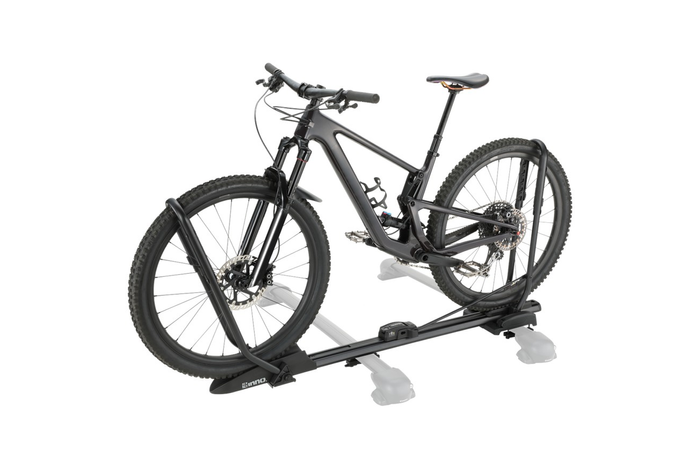 INNO INA396 Portabici da tetto per 3 biciclette, da montare sulle ruote
