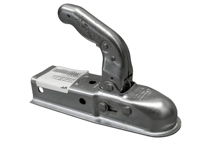 Gancio di traino a sfera OUTLET KNOTT K7.5-L per rimorchio da 750 kg con timone quadrato da 60 mm