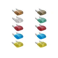 Set di 10 mini fusibili a lama ProPlus 490371S, misti 12V/24V.