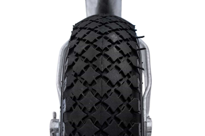 Ruota di supporto KNOTT TK48, ruota pneumatica, 150 kg, 48 mm